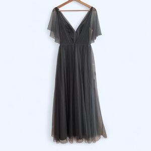 Revelry Charcoal Maxi Dress
